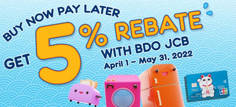 5 Rebate Bdo